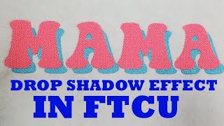 Creating a Drop Shadow effect in FTCU [upl. by Rita]