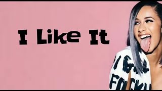 Cardi B Bad Bunny amp J Balvin  I Like It Clean Lyrics [upl. by Flossy]