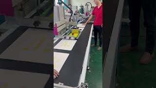 Foam board screen printing machine pearl cotton screen printing machine丝印机，移印机，丝网印刷机厂家直销 [upl. by Hekker]