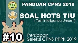 Soal dan Pembahasan TIU HOTS CPNS 2019  Persiapan Test CPNS PPPK 2019 3 [upl. by Bixler]