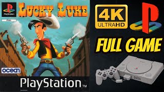 Lucky Luke  PS1  4K60ᶠᵖˢ UHD🔴 Longplay Walkthrough Playthrough Full Movie Game [upl. by Vezza]