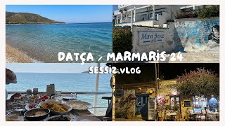 MUĞLA  Datça Eski Datça Palamutbükü Marmaris Dalyan Kaunos Sessiz vlog  Walking tour Muğla [upl. by Minny]