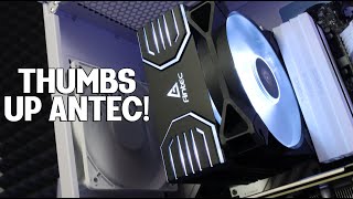 ANTEC FrigusAir 400 ARGB CPU Cooler  Tutorial amp Review [upl. by Colby]