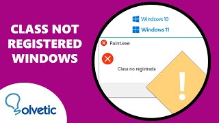 Class Not Registered Windows 11 or Windows 10 [upl. by Hooge]