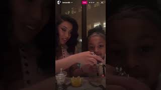 Cardi B with Kulture on Instagram Live 12 Oct 2024 [upl. by Aicemaj]