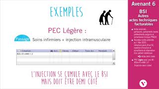 Avenant 6  Actes cumulables avec le BSI [upl. by Hailey]