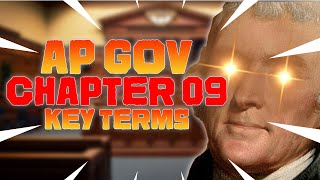 AP GOV Chapter 9 Key Terms  Notes [upl. by Oulman]