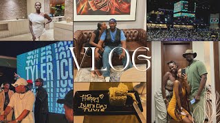 BIRTHDAY VLOG DAVIDO amp TIWA SAVAGE CONCERT TYLER ICU  ATELIER DU VIN HOSTED FRIENDS AT UBUMWE [upl. by Rainwater]