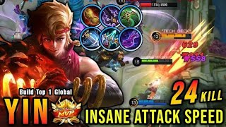 LONGEST GAME I EVER PLAYED 34min  YIN PRO GAMEPLAY  MOBILE LEGENDS [upl. by Anavi]