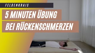 Feldenkrais Übung bei Rückenschmerzen Diagonale [upl. by Atel576]