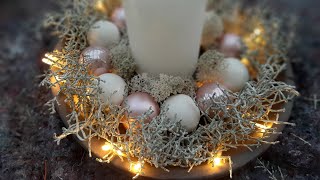 schillernde leuchtende Kerzendekoration diy christmas tutorial hack homemade home homedecor [upl. by Cathryn467]