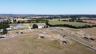 Merville Gun Battery Normandy France by Drone 2020 [upl. by Aldarcy124]