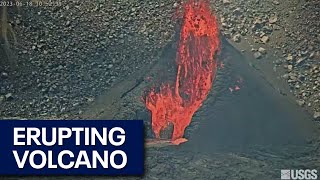 Hawaii’s Kilauea volcano erupting [upl. by Znerol713]