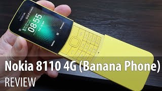 Nokia 8110 4G Review Feature Phone quotBananaquot Handset with KaiOS [upl. by Lyell]