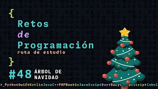 Ruta de estudio programación  48  ÁRBOL DE NAVIDAD [upl. by Kenward516]