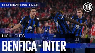 WHAT A COMEBACK 🤯🖤💙  BENFICA 33 INTER  HIGHLIGHTS  UEFA CHAMPIONS LEAGUE 2324 ⚽⚫🔵 [upl. by Yelak366]