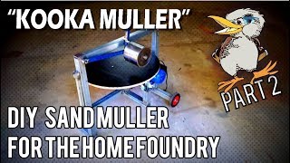 The quotKooka Mullerquot a DIY Sand Muller for the Home Foundry Part 2 [upl. by Brunhild]