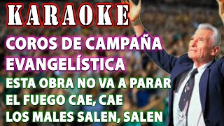 KARAOKE DE CORITOS  VOZ FEMENINA 3 🎤 ESTA OBRA NO VA A PARAR [upl. by Atsilac]