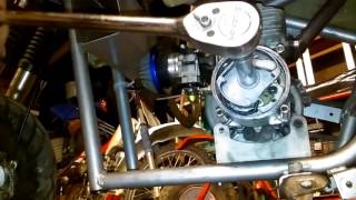 How to fix a pocket bike pull start that wont pull motor back [upl. by Clark288]