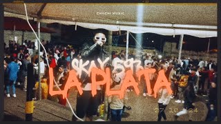 LA PLATA X SKAY 593  visualizer  video oficial 🔥 salsa bomba [upl. by Stelu]