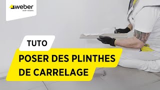 Comment poser vos plinthes de carrelage   Weber [upl. by Rome]