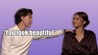 Tom Holland and Zendaya being adorable for 5 minutes [upl. by Rochella401]