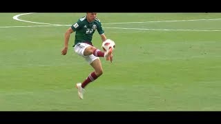 Hirving Lozano great ball control vs Brazil [upl. by Berrie]