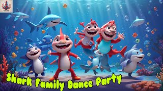 quotShark Family Dance PartyquotTiny Tune Nursery Rhyme [upl. by Aibar]