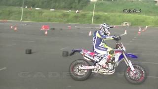 SUPERMOTARD 4ème manche du championnat 2017 [upl. by Saimerej]