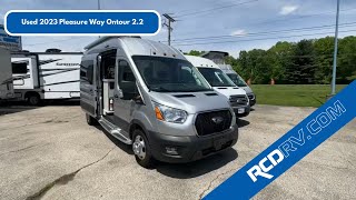 USED 2023 Pleasure Way Ontour 22 Class B Motorhome Walk Through  Delaware [upl. by Kinemod77]