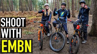 SHOOTING DIRT JUMPS WITH EMBN amp TRAIL RIDING [upl. by Chappelka704]