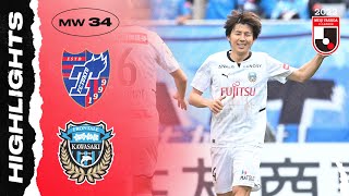 Dramatic victory from 10men Frontale  FCTokyo 23 Kawasaki Frontale  MW 34  2022 J1 League [upl. by Diann]