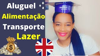 Quanto custa estudar na Inglaterra🇬🇧 Custo De Vida De Uma Estudante 🇦🇴em Londres [upl. by Laundes]