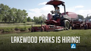 Lakewood Parks is Hiring [upl. by Hilbert]