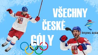 Všechny České góly na ZOH Peking 2022  skupina Olympics Czechia [upl. by Atiuqrahc]