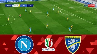 NAPOLI VS FROSINONE CALCIO  COPPA ITALIA 20232024  FOOTBALL LIFE 2023 [upl. by Alemaj]