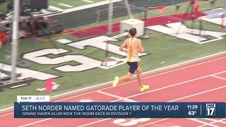 Grand Havens Seth Norder named Gatorade Player of the Year [upl. by Lepp]