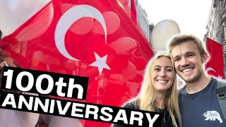 Republic of Türkiyes 100th Anniversary Celebration in Istanbul  Turkey Travel Vlog [upl. by Chubb]