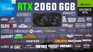 RTX 2060 6GB Test in 60 Games in 2023 [upl. by Kaia731]