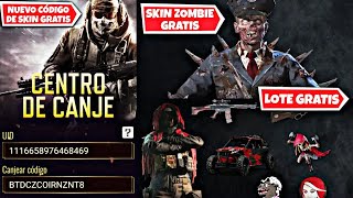 CODIGOS GRATIS DE SKIN ZOMBIE PARA COD MOBILE  LOTE GRATIS PARA WARZONE MOBILE  CONSIGUELO YA [upl. by Ahsemik]