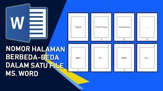 Cara Membuat Nomor Halaman Makalah LTA Proposal Skripsi Tesis dan Disertasi di Microsoft Word [upl. by Ttenna]