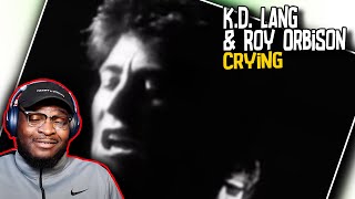 First Time Hearing quotKD Lang amp Roy Orbison  Cryingquot  REACTIONREVIEW [upl. by Oigile963]