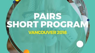 Anastasia Mishina  Aleksandr Galliamov RUS  Pairs Short Program  Vancouver 2018 [upl. by Cherice]