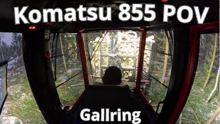 Komatsu 855  Gallring POV [upl. by Maggie658]