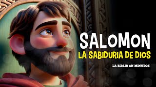 EL REY SALOMON  La Sabiduria De Dios  La Biblia En Minutos [upl. by Annoyi989]