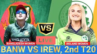 t20 BANGLADESH WOMEN VS IRELAND WOMWN [upl. by Nnaerb]