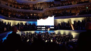 standwithukraine  Das NDR Elbphilharmonie Orchester spielt die ukrainische Nationalhymne [upl. by Hakvir]