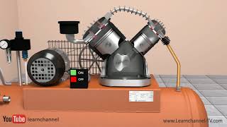 How does an Air Compressor work Compressor Types  Tutorial Pneumatics [upl. by Chemosh72]