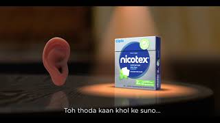 Nicotex helps you control the urge to smoke Hindi [upl. by Evans9]