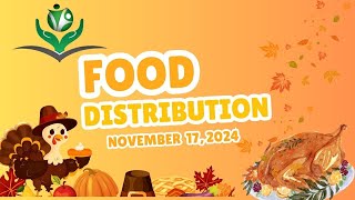 Food Distribution Live Event Thursday November 21 2024  Build a Better Tomorrow Food Pantry NMB [upl. by Esilenna]